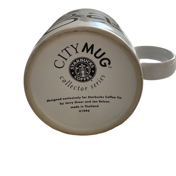 Vintage 1994 Starbucks Las Vegas Dice City Mug Collector Series - Picture 5 of 11